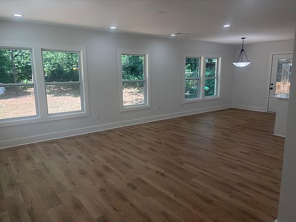 living room and dining