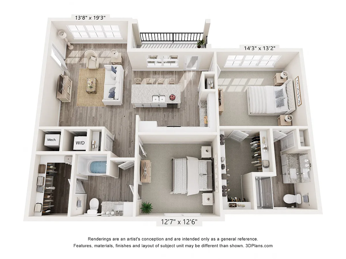 Floor plan B3