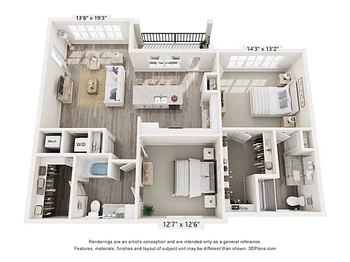 Floor plan B3
