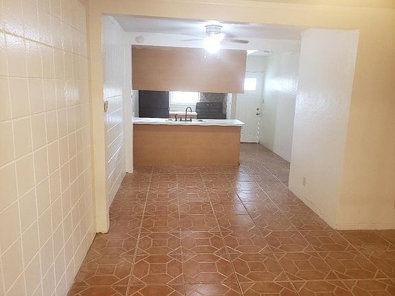 Looking from living room to dining area