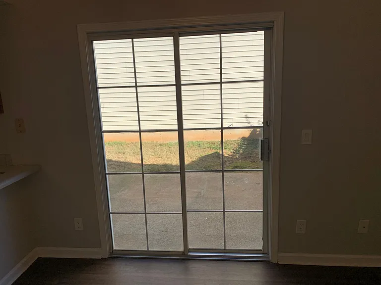 Family room looking to patio