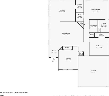 2nd image of 2541 Brinlee Branch Ln