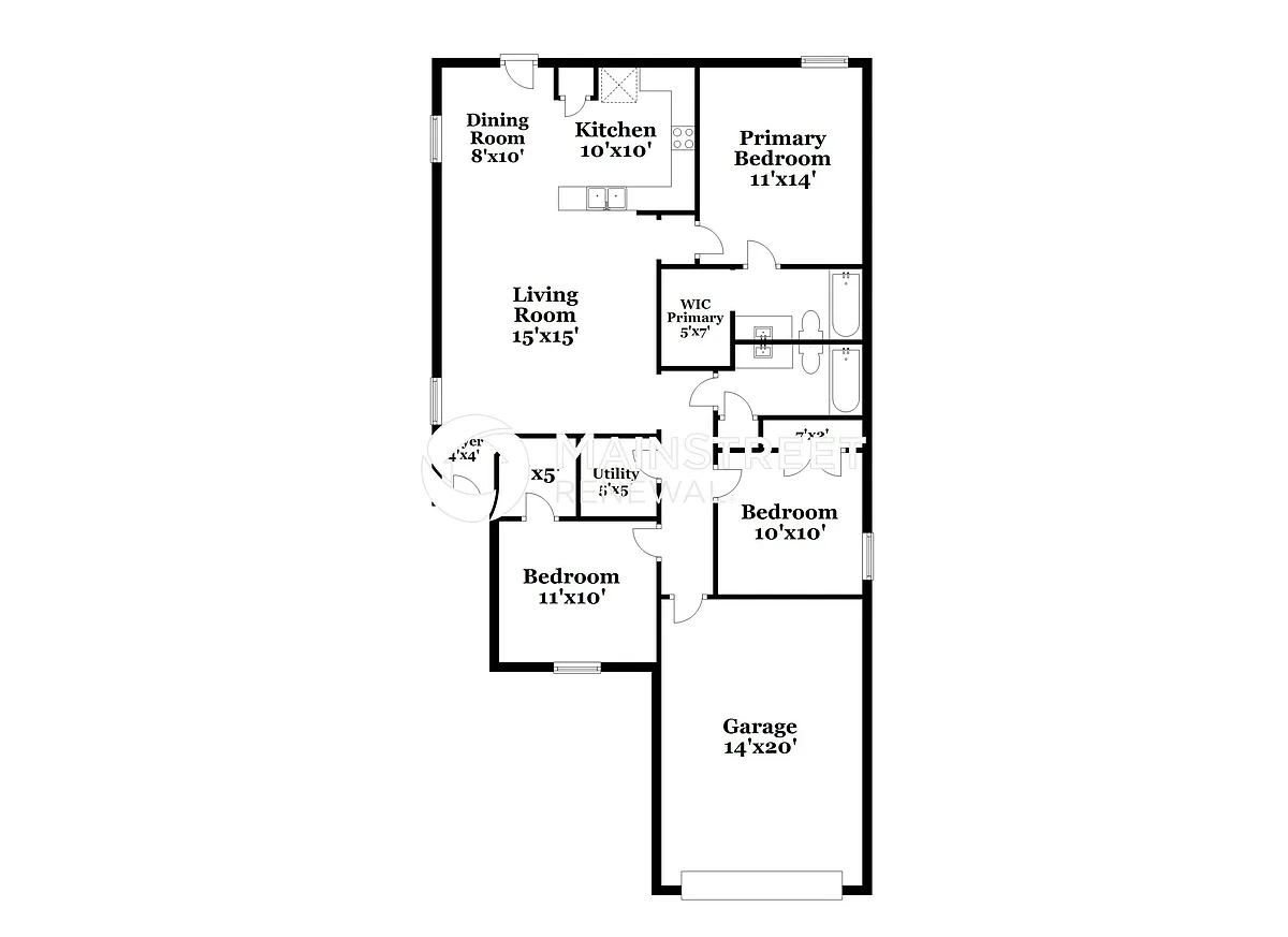 Floor Plan - 25194 Dickens Dr