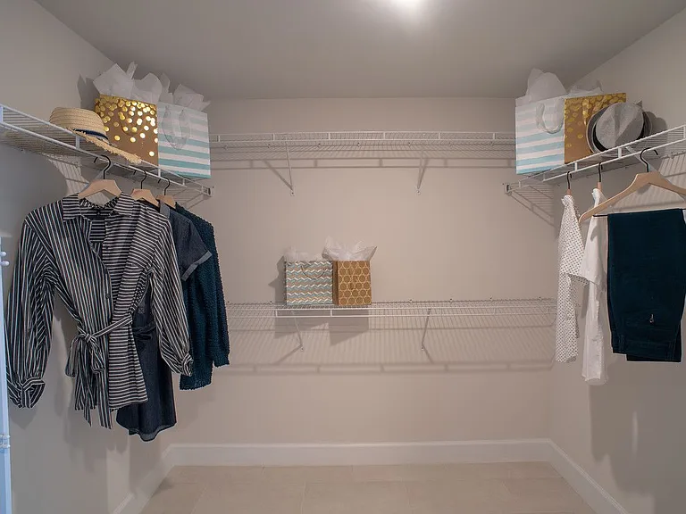 Spacious closets
