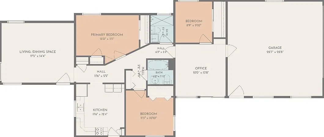 3 bed, 1300 sqft, $2,600 — Photo 4