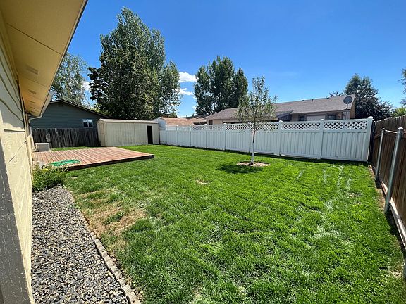 Backyard toward shed