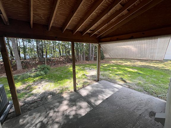 Outback patio with storage