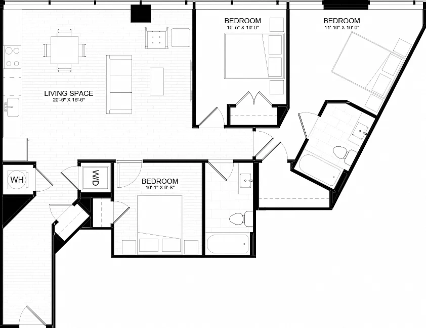 Floor plan 3C