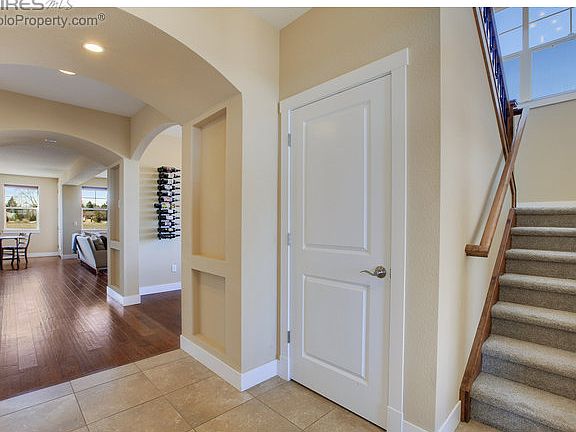 Entry area with stairs to second floor