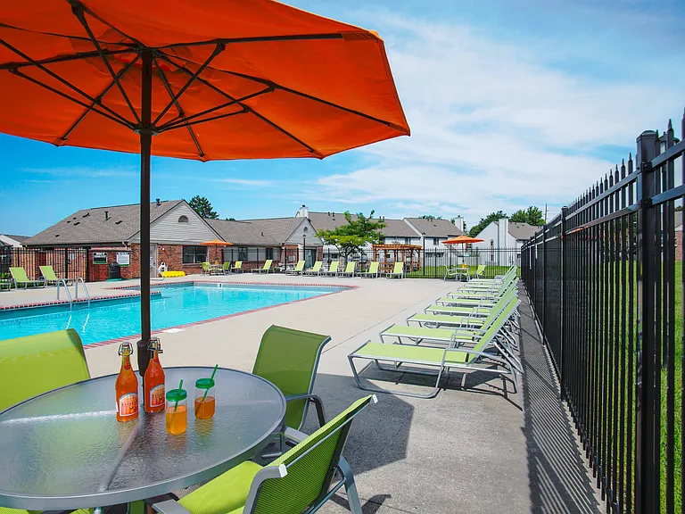 Poolside Lounge Area