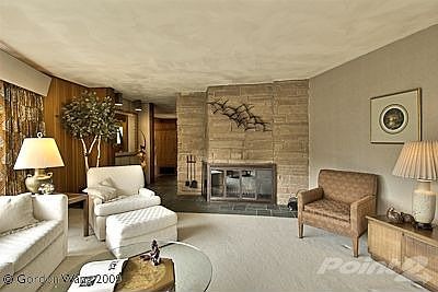 Living/Stone Fireplace