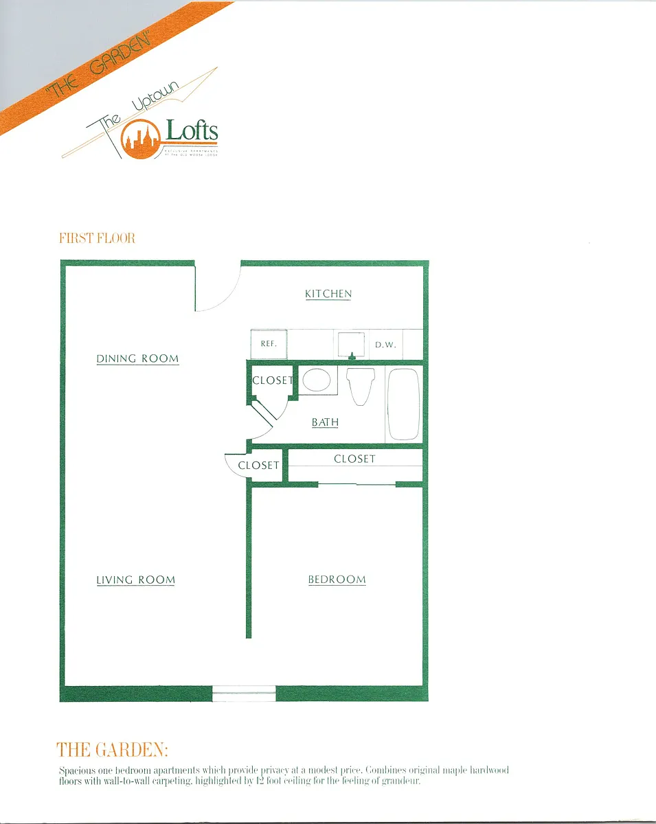 Floor plan Floorplan 105
