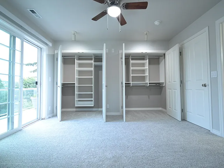 Master Bedroom and Closets