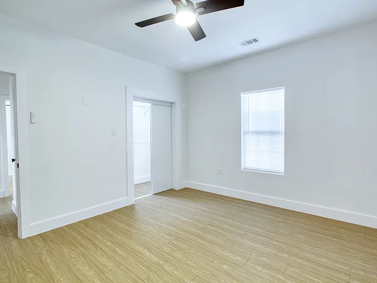 Primary room has large closet