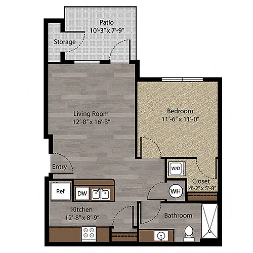 Floor plan Beacon Hill