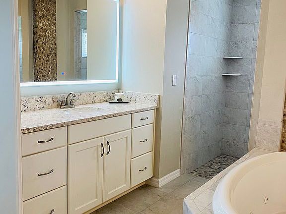 Master bathroom sink 