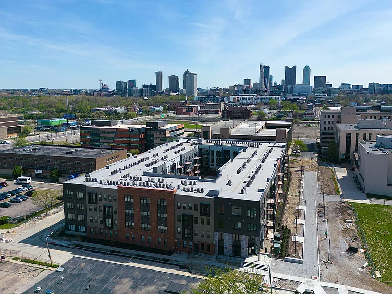 Trace Quarter Building Drone