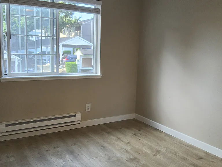 Bedroom. New wall heater.