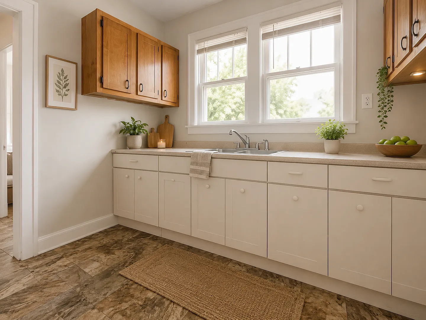1220 W 1st St - Move-In Ready 2-Bedroom Home with Garage, Basement & Fenced Yard! — Photo 2