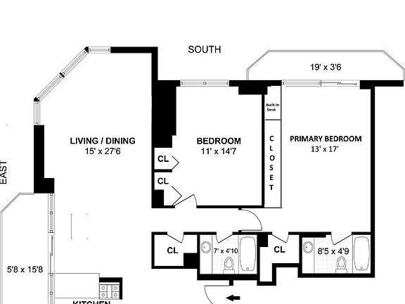 2nd image of 50 Lexington Ave APT 25E