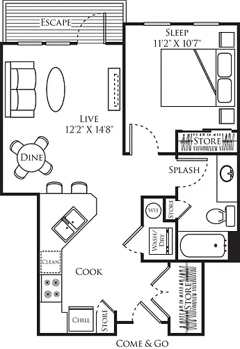 Floor plan A15-E