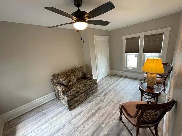 The second bedroom could act as an additional bedroom, guest room or home office.