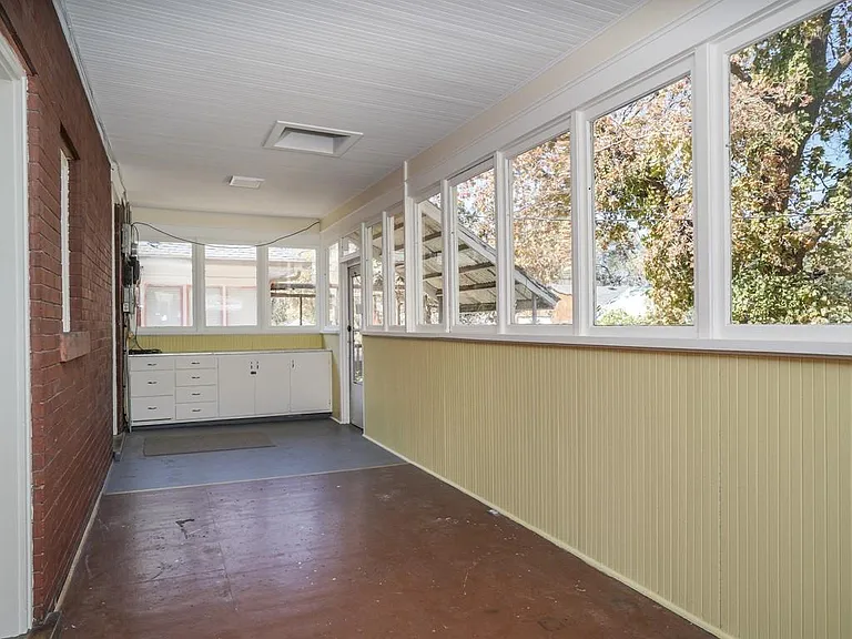 Enclosed Sun Porch At Back of House -
Kitchen Entry