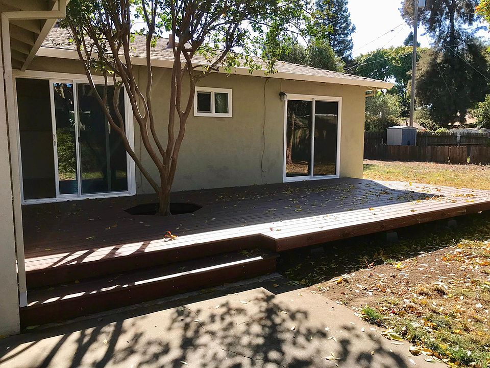 Large, new deck off kitchen and master bedroom.