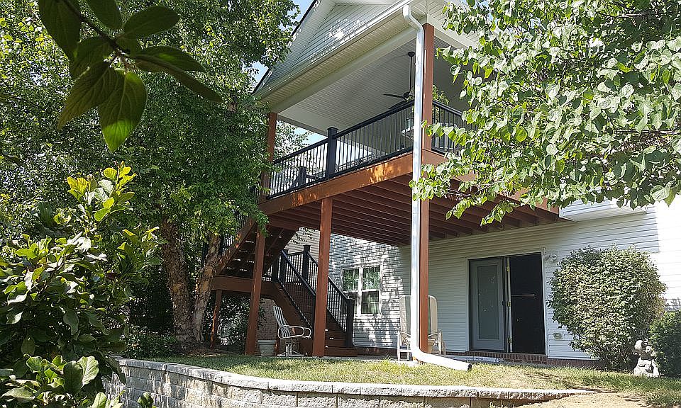Covered Trex Deck