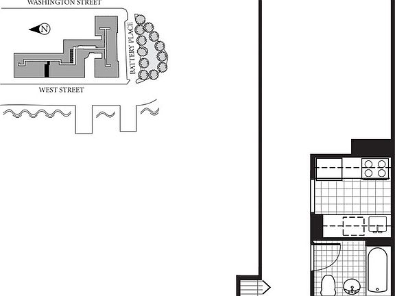 2nd image of 1 West St APT 2110