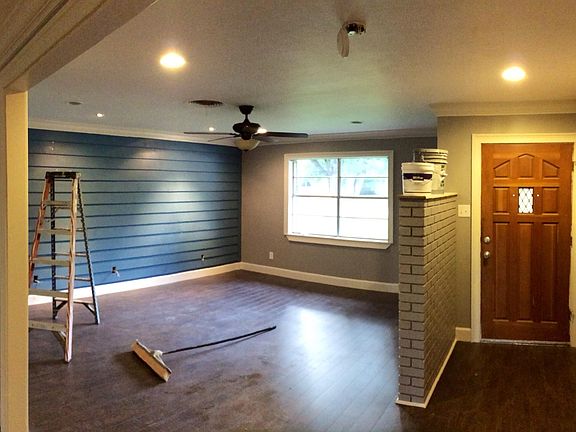 Living room and entry