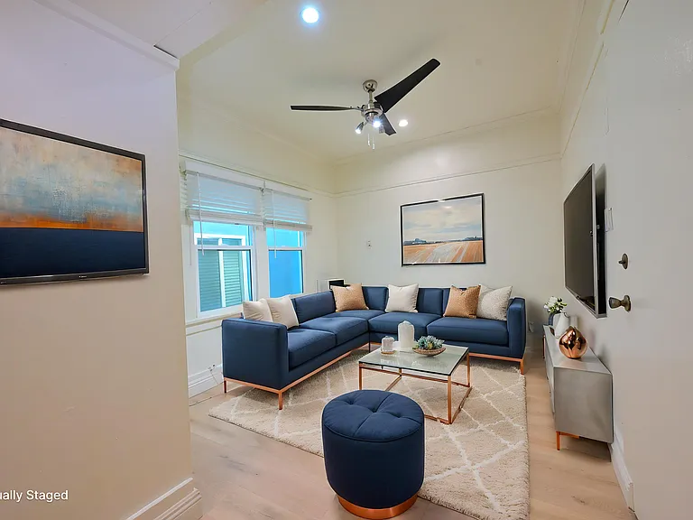 VIRTUALLY STAGED - Small Studio