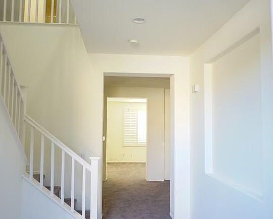 Walkway entering through the front door.