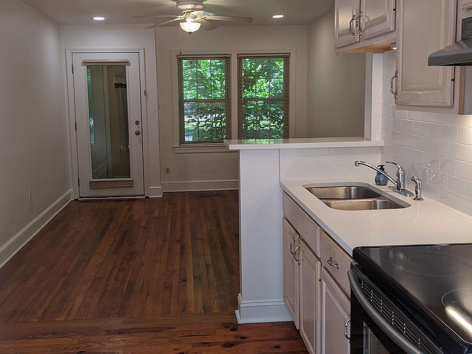 kitchen and living room