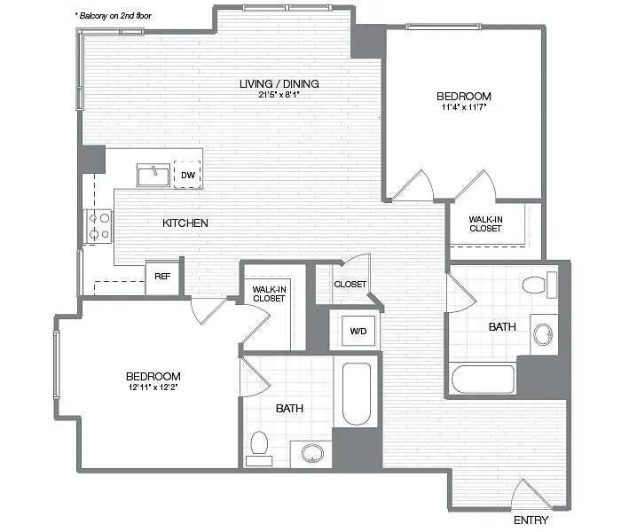 Floor plan Eisenhower