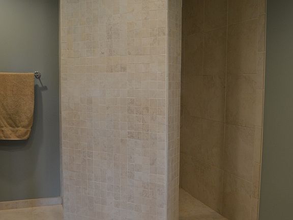 master bath-open tile shower