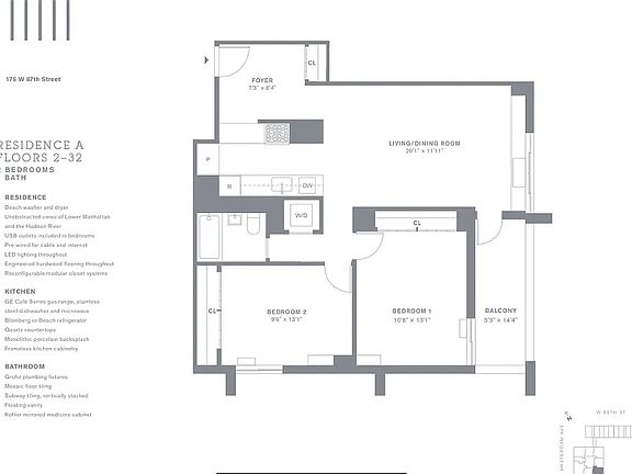 2nd image of 561 Amsterdam Ave #2A