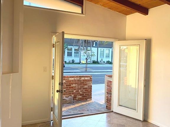 French doors leading to large patio.