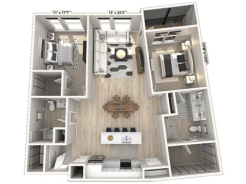 Floor plan C21