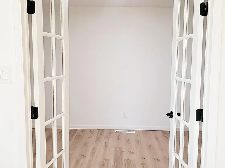Formal dining, perspective from kitchen