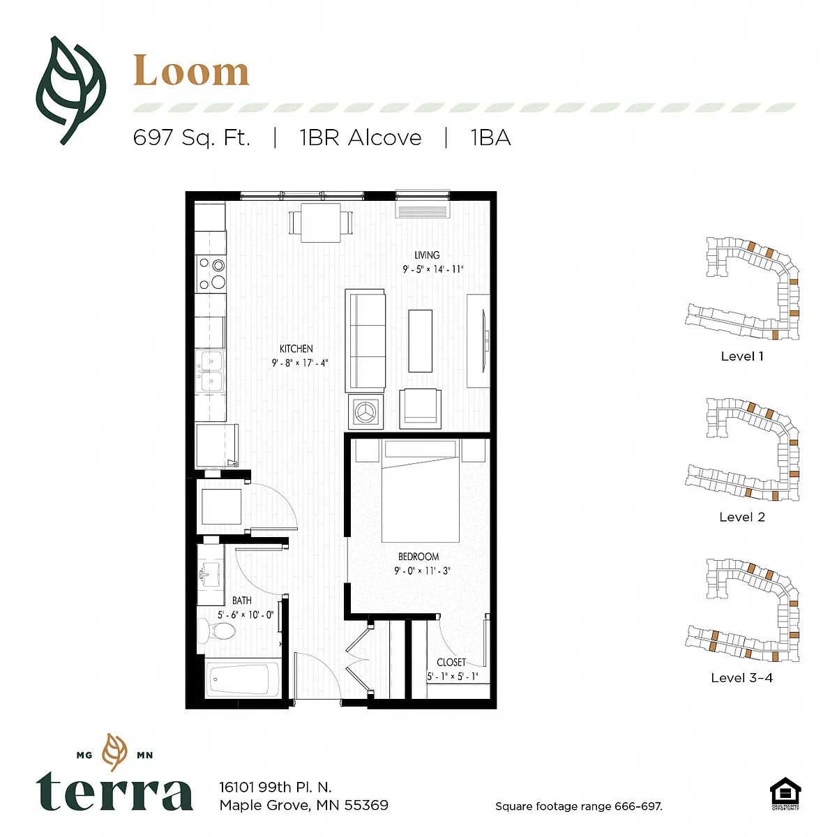 Floor plan Loom