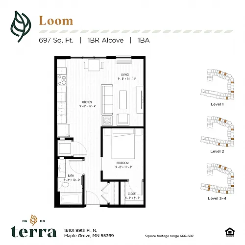 Floor plan Loom