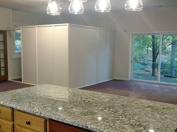 Kitchen open area with view