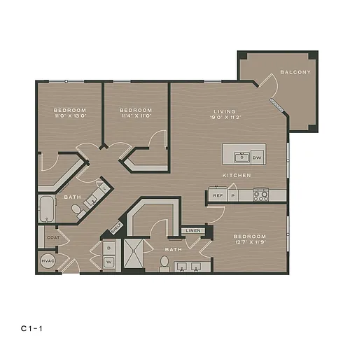 Floor plan C1-1