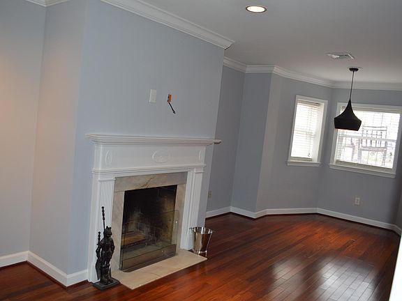 Wood burning fireplace