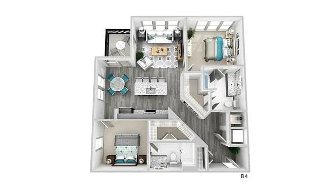 Floor plan B4