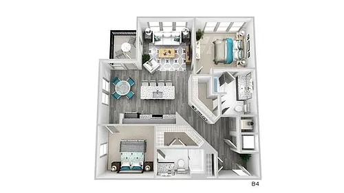 Floor plan B4