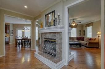 SEE THROUGH FIREPLACE