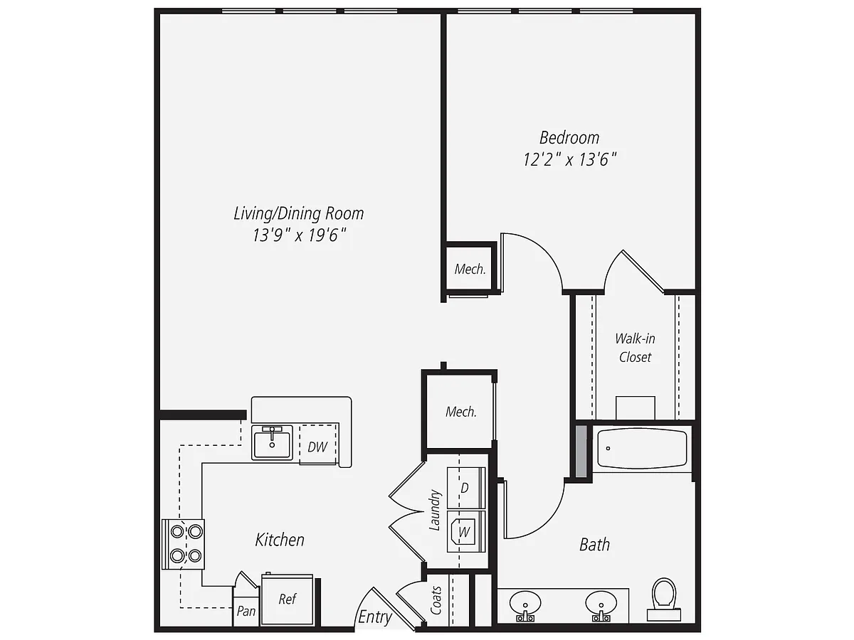 Floor plan A3 Renovated