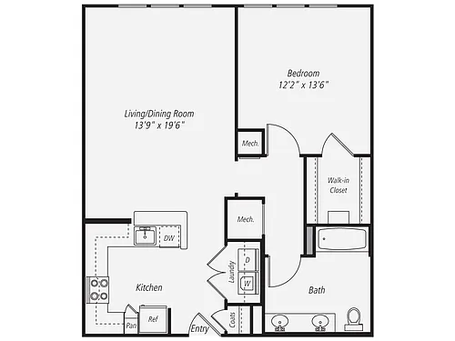 Floor plan A3 Renovated